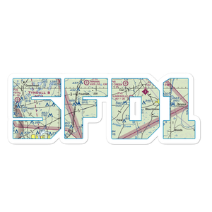 Ron Wood Airport (5FD1) VFR Sectional Sticker