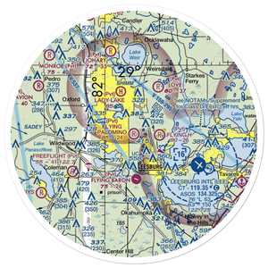 Flying Palomino Ranch Airport (5FA1) VFR Sectional Sticker (30 mile)