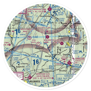 Eastford Airport (5CT0) VFR Sectional Sticker (30 mile)