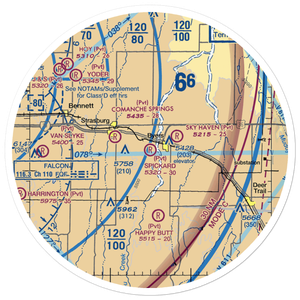 Spickard Farm Airport (5CO4) VFR Sectional Sticker (30 mile)