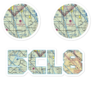 Creekside Airport (5CL8) VFR Sectional Sticker Pack