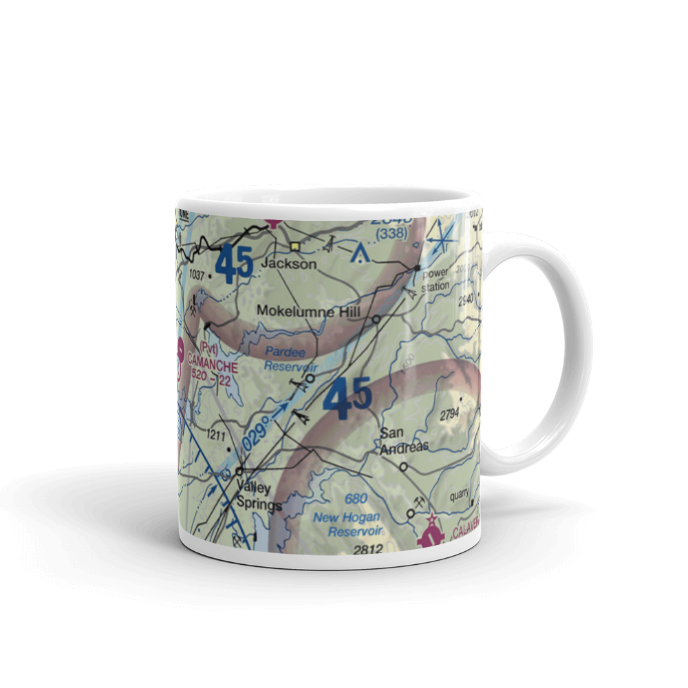 Howard /Private/ Airport (5CA8) VFR Sectional  Mug 