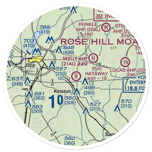 John H Hataway Airport (5AL7) VFR Sectional Sticker (20 mile)