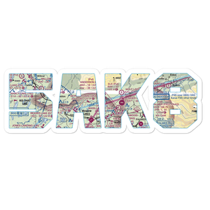 Memory Lake Airport (5AK8) VFR Sectional Sticker