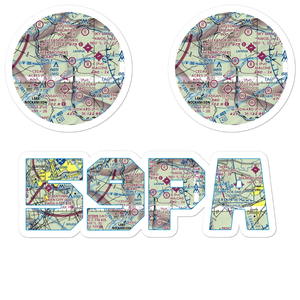 Erkes Airport (59PA) VFR Sectional Sticker Pack