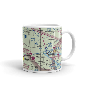 Bent-Wing Airport (59NY) VFR Sectional  Mug