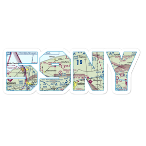 Bent-Wing Airport (59NY) VFR Sectional Sticker