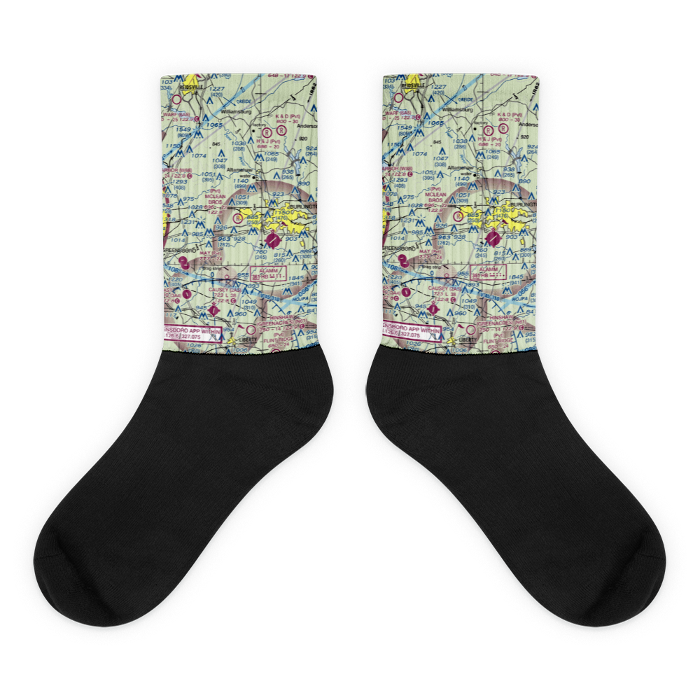 Mclean Brothers Airport (59NC) VFR Sectional Socks 