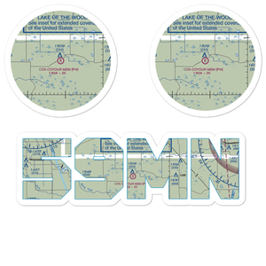 Cox-Coyour Meml Air Field (59MN) VFR Sectional Sticker Pack