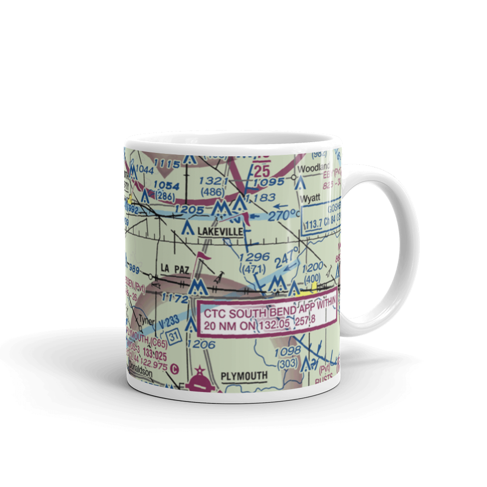 Stuntz & Hochstetler Pines Airport (59IN) VFR Sectional  Mug 