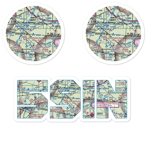 Stuntz & Hochstetler Pines Airport (59IN) VFR Sectional Sticker Pack