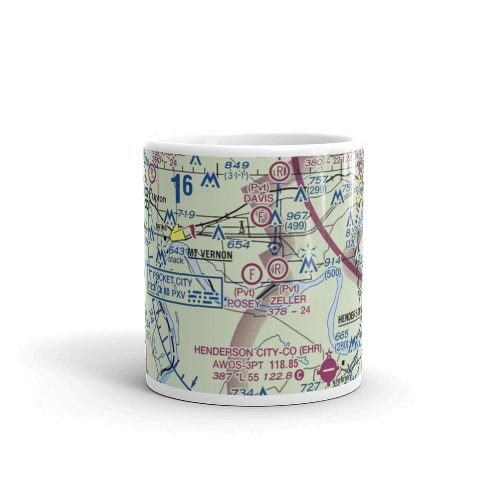 Posey Patch Ultralightport (59II) VFR Sectional  Mug 