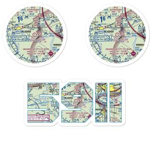 Posey Patch Ultralightport (59II) VFR Sectional Sticker Pack