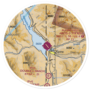 Palisades Field (59ID) VFR Sectional Sticker (20 mile)