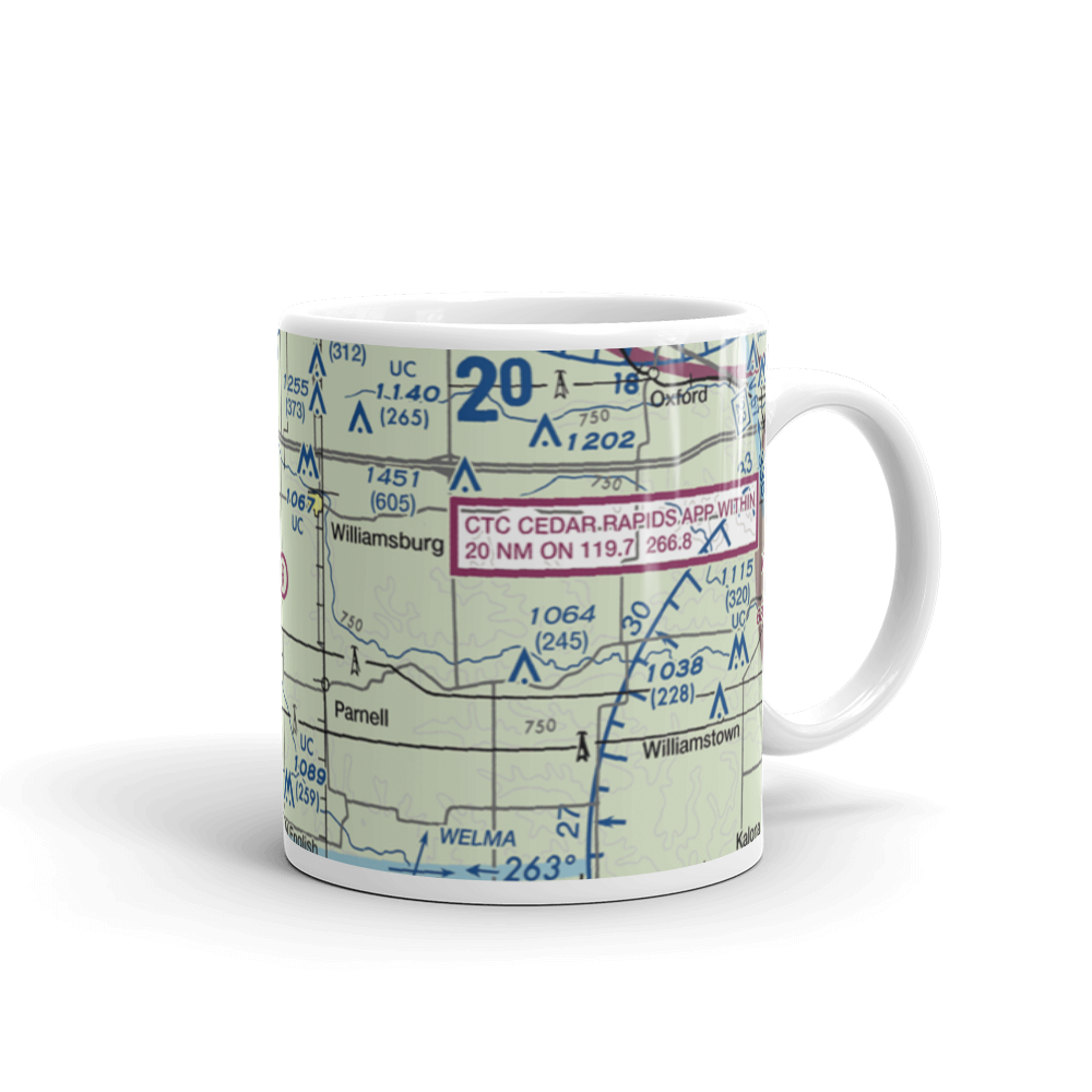 Bellevue Farms Airport (59IA) VFR Sectional  Mug 