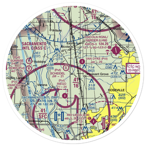 James Brothers Airport (59CN) VFR Sectional Sticker (30 mile)