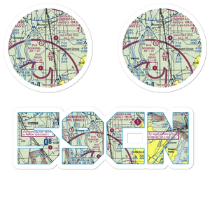 James Brothers Airport (59CN) VFR Sectional Sticker Pack
