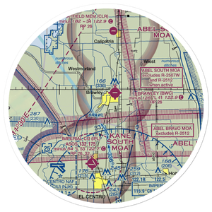O'Connell Brothers Airport (59CL) VFR Sectional Sticker (30 mile)