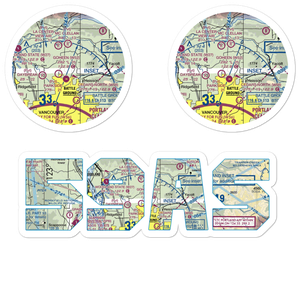 Becker Field (59AS) VFR Sectional Sticker Pack