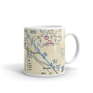 Mc Entire's Lazy V Ranch Airport (58XS) VFR Sectional  Mug