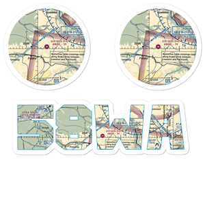 Dye Seed Ranch Inc. Airport (58WA) VFR Sectional Sticker Pack