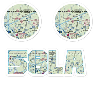 Sydal Acres Airport (58LA) VFR Sectional Sticker Pack