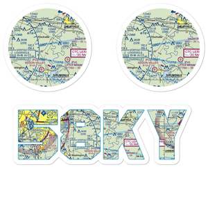 Willow Island Airpark (58KY) VFR Sectional Sticker Pack