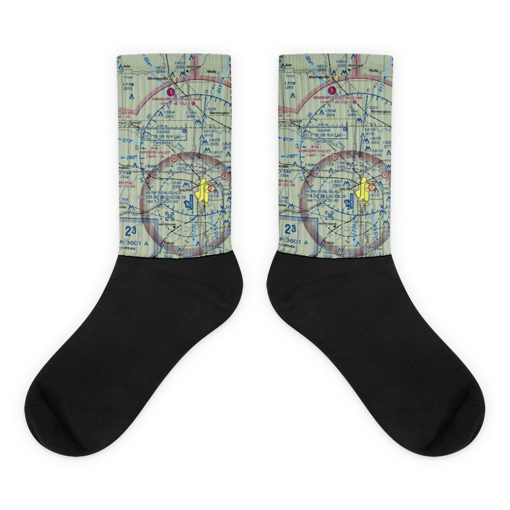 Burger's Valley Airport (58KS) VFR Sectional Socks 