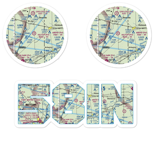 Hilltop Airport (58IN) VFR Sectional Sticker Pack