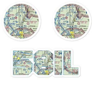 Spangler Airport (58IL) VFR Sectional Sticker Pack