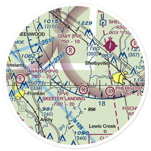Henneman Airport (58II) VFR Sectional Sticker (20 mile)