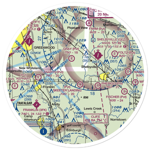 Henneman Airport (58II) VFR Sectional Sticker (30 mile)