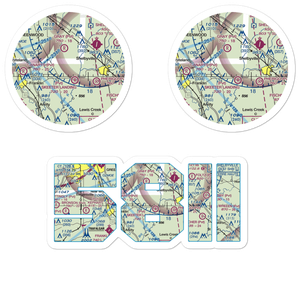Henneman Airport (58II) VFR Sectional Sticker Pack
