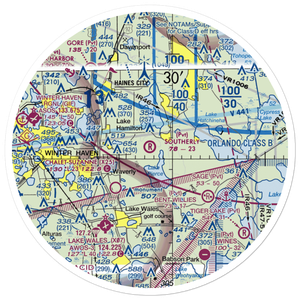 Southerly Airport (58FD) VFR Sectional Sticker (30 mile)