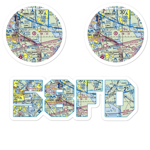 Southerly Airport (58FD) VFR Sectional Sticker Pack