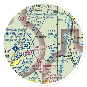 Hoopes Ranch Airport (57XS) VFR Sectional Sticker (20 mile)