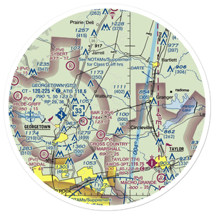 Hoopes Ranch Airport (57XS) VFR Sectional Sticker (30 mile)