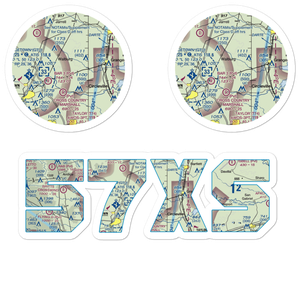 Hoopes Ranch Airport (57XS) VFR Sectional Sticker Pack