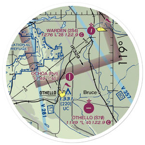 Kent Farms Airport (57WA) VFR Sectional Sticker (20 mile)