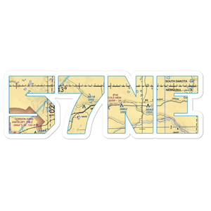 Cole Memorial Airport (57NE) VFR Sectional Sticker