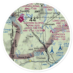 Dyer's Landing Airport (57ME) VFR Sectional Sticker (20 mile)
