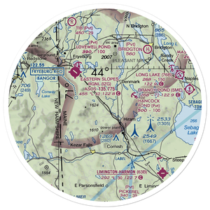 Dyer's Landing Airport (57ME) VFR Sectional Sticker (30 mile)