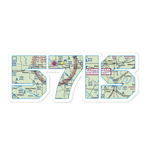 Dozier Airport (57IS) VFR Sectional Sticker