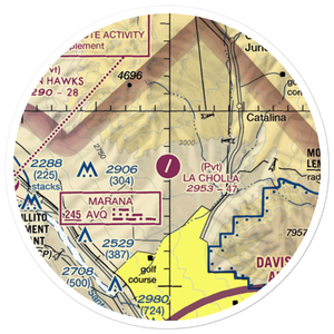 La Cholla Airpark (57AZ) VFR Sectional Sticker (20 mile)
