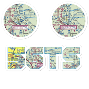 Elgin Intracontinental Airport (56TS) VFR Sectional Sticker Pack