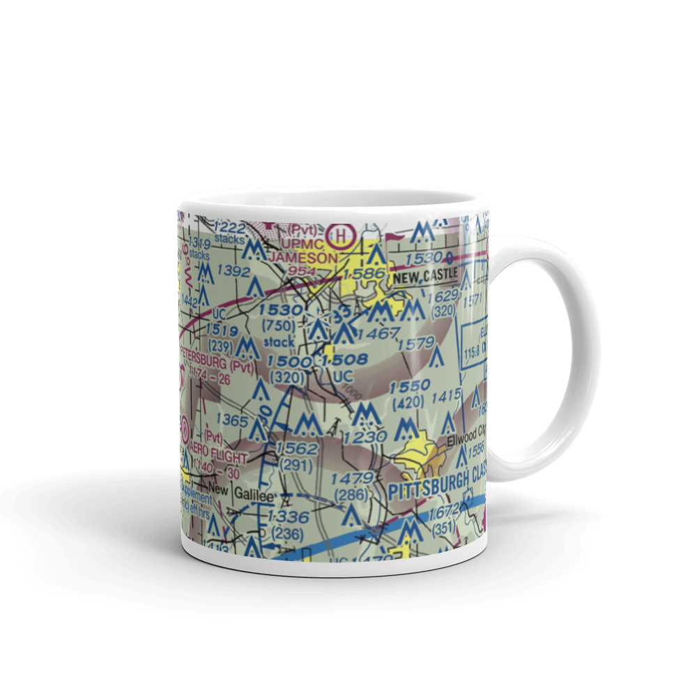 Richey Airport (56OH) VFR Sectional  Mug 