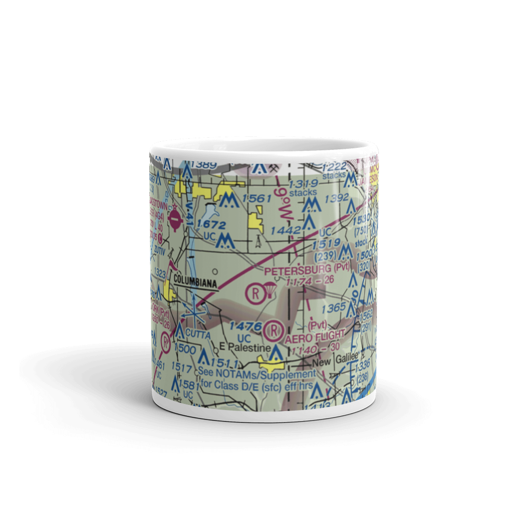 Richey Airport (56OH) VFR Sectional  Mug 