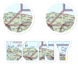 Maynard's Airport (56NY) VFR Sectional Sticker Pack