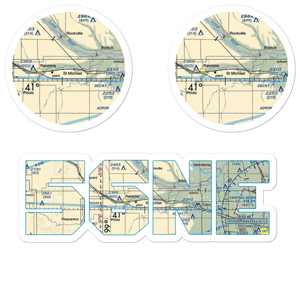 Noble Field (56NE) VFR Sectional Sticker Pack