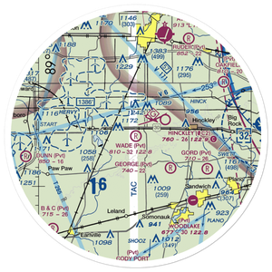 Wade Airport (56LL) VFR Sectional Sticker (30 mile)